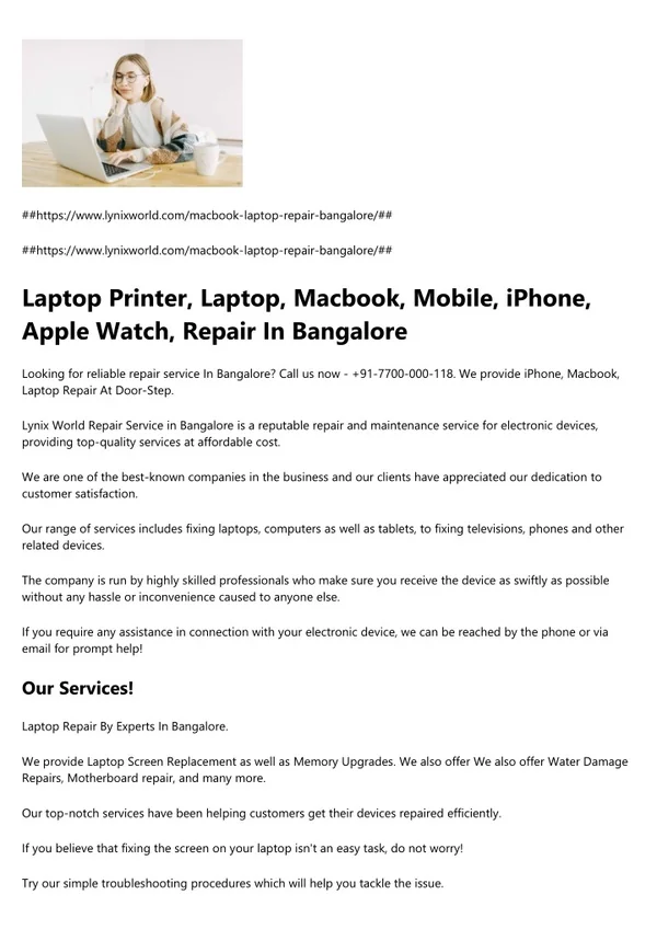 iphone repair in bangalore