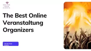 Buchen Sie noch heute Die besten Online Veranstaltung Organisatoren