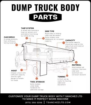 Dump truck Bodies Parts