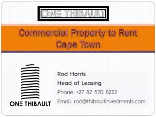 Commercial Property to Rent Cape Town