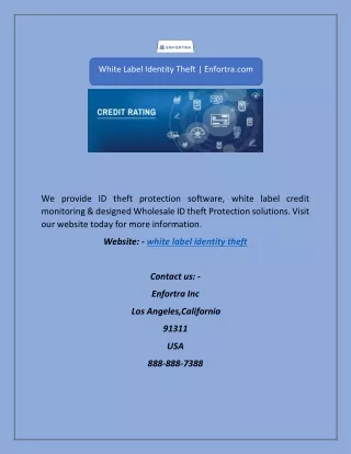 white label identity theft enfortra com