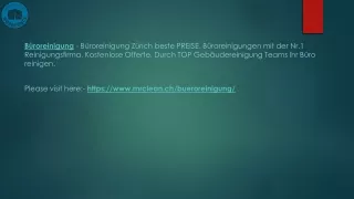 b roreinigung b roreinigung z rich beste preise