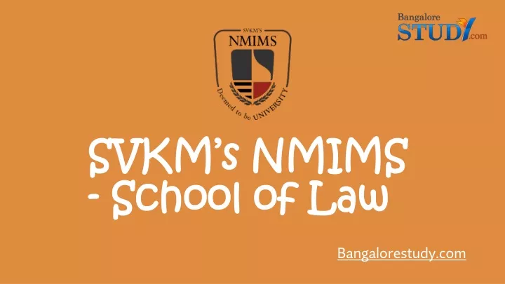 svkm s nmims school of law