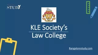 KLE Society’s Law College