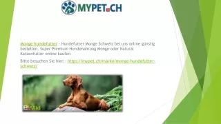 monge hundefutter hundefutter monge schweiz