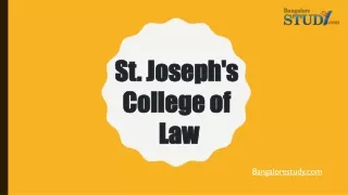 St. Joseph's College of Law