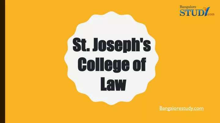 st joseph s college of law