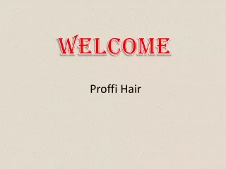 welcome