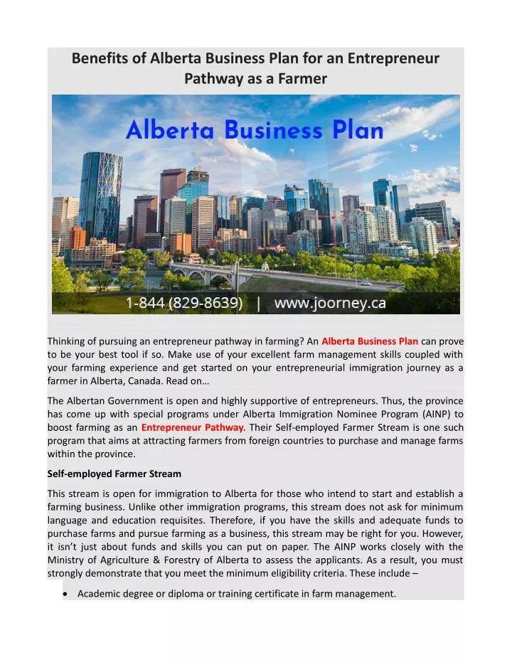 ministry of education alberta business plan