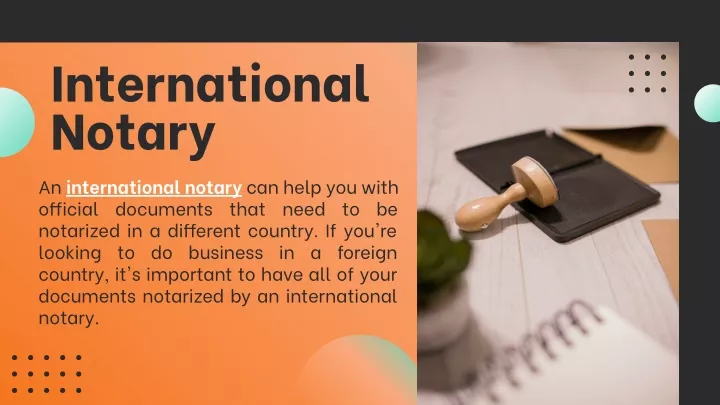 international notary