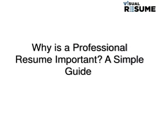 Why is a Professional Resume Important- A Simple Guide-converted