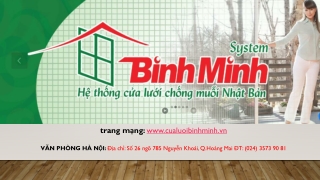 Cualuoibinhminh - cửa lưới chống muỗi