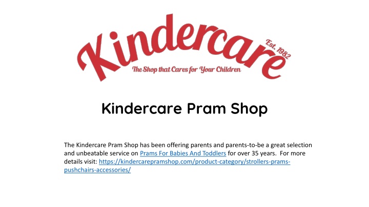 kindercare pram s hop
