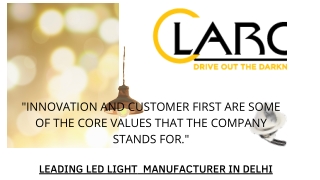innovation and customer first are some