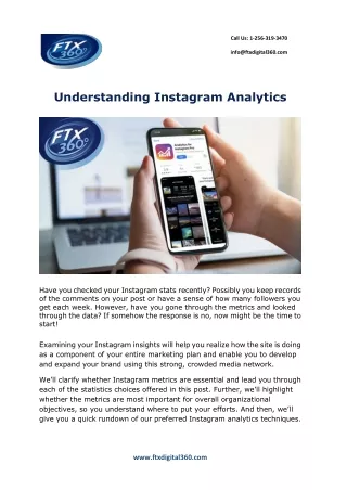 Understanding Instagram Analytics