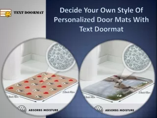 decide your own style of personalized door mats with text doormat