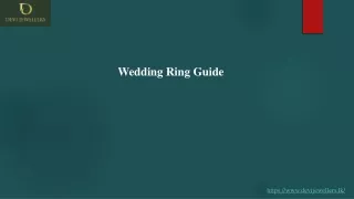 wedding ring guide
