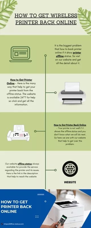 how to get wireless printer back online