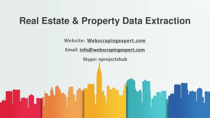 real estate property data extraction