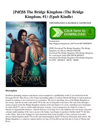 [Pdf]$$ The Bridge Kingdom (The Bridge Kingdom  #1) (Epub Kindle)