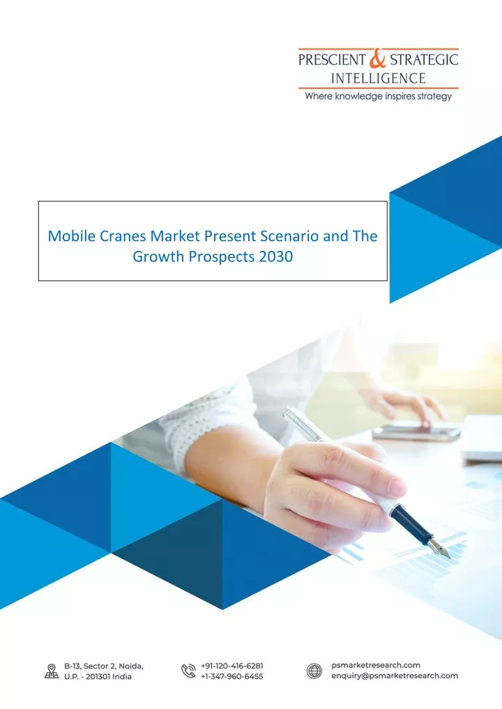 mobile cranes market present scenario