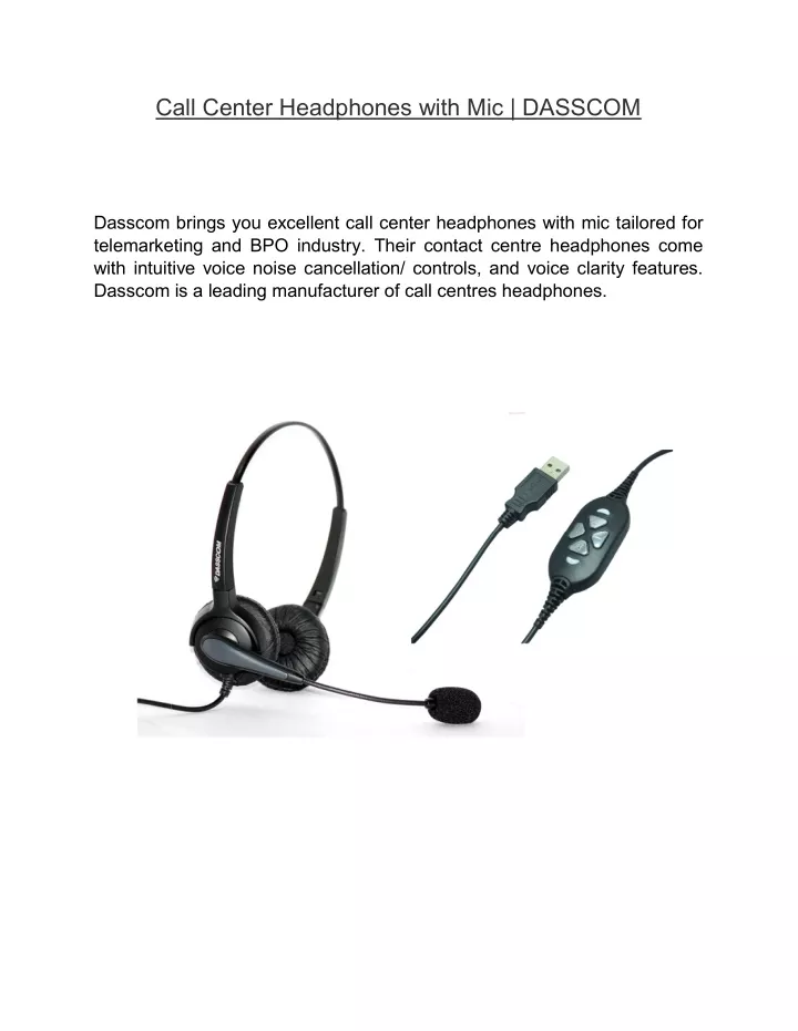 call center headphones with mic dasscom