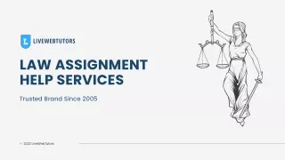 Best Law Assignment Help Services In UK From Professionals : LiveWebTutors