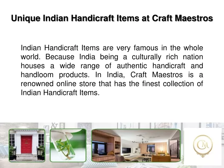 unique indian handicraft items at craft maestros