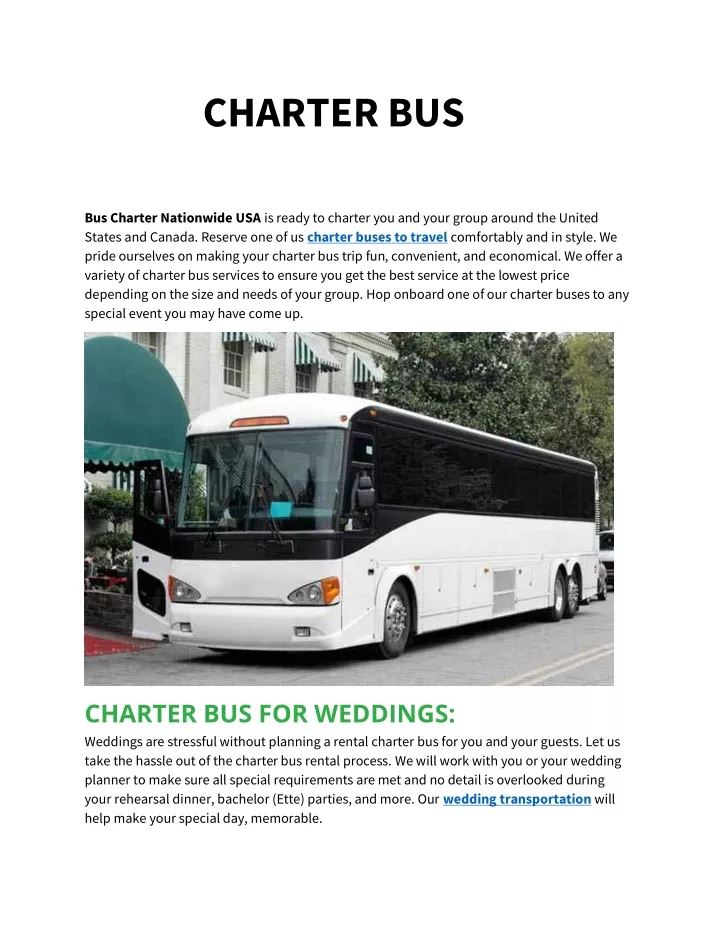 PPT Bus Charter PowerPoint Presentation, free download ID11059477