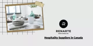 Hospitality Suppliers in Canada