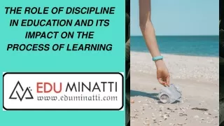 the role of discipline in education