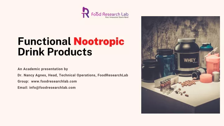 functional nootropic drink products