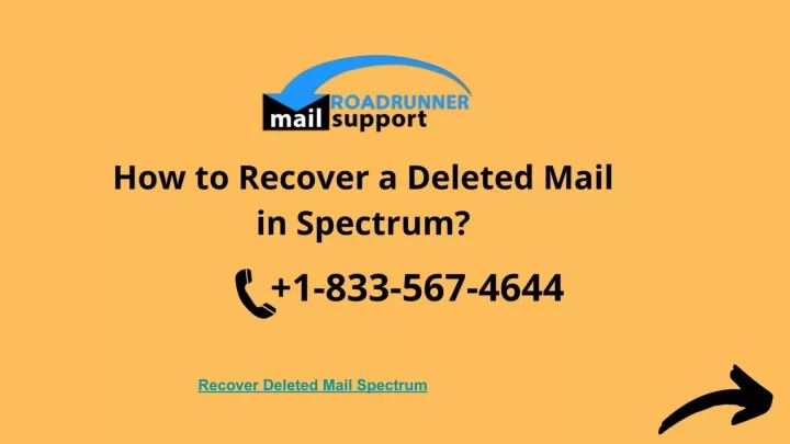 recover deleted mail spectrum