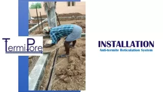 How to install Anti-termite Reticulation System?