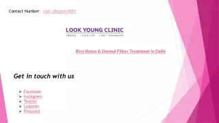 Skincare Services/ Treatment in Delhi | Look Young Clinic