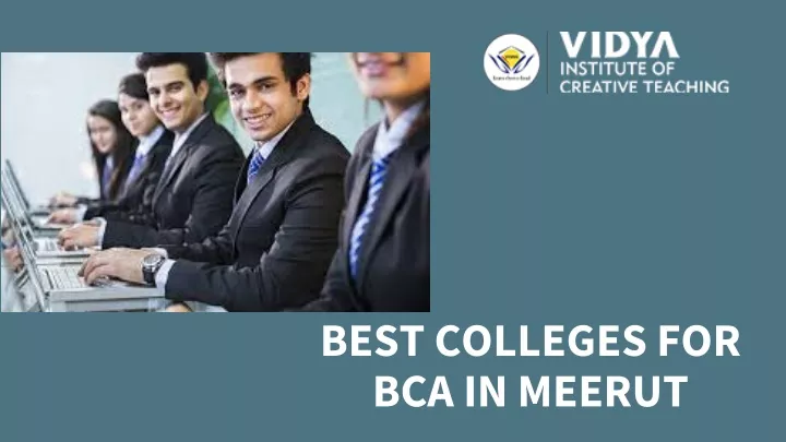 best colleges for bca in meerut