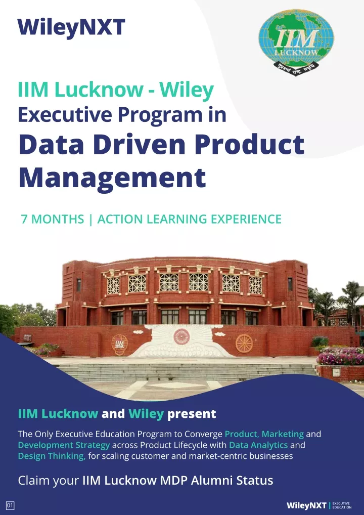 iim lucknow wiley executive program in