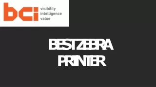 best zebra printer