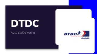 dtdc australia delivering