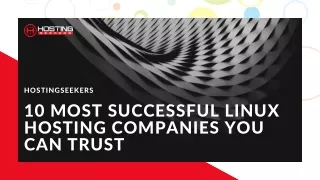 hostingseekers 10 most successful linux hosting