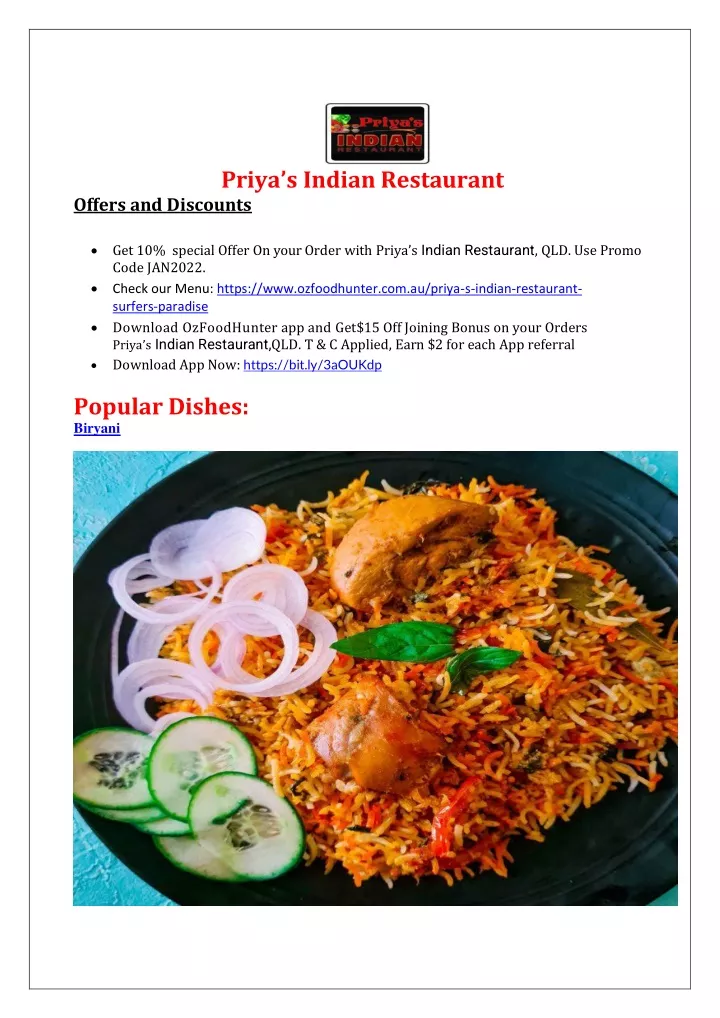 priya s indian restaurant