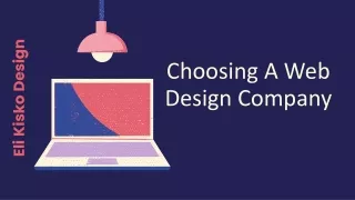 choosing a web design company