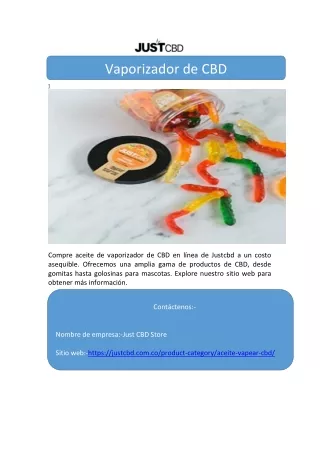 Vaporizador de CBD