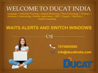 welcome to ducat india