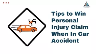 Tips to Win Personal Injury When in a Car Accident