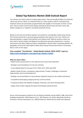 global top robotics market
