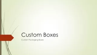 custom boxes