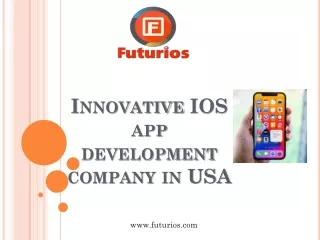 Innovative IOS app Development Company in USA,