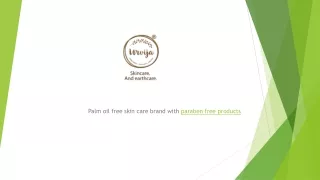 paraben free products