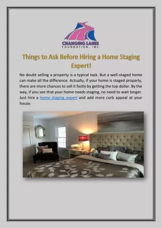 no doubt selling a property is a typical task